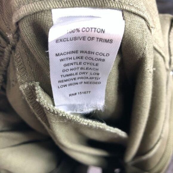 OAK Military Wide Short in Fatigue Culotte Flare - Picture 12 of 12